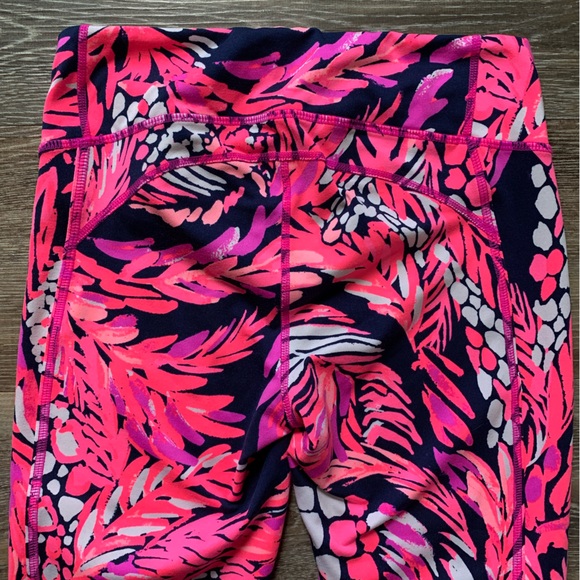Lilly Pulitzer Weekender Pink Cropped Leggings S - Picture 7 of 7